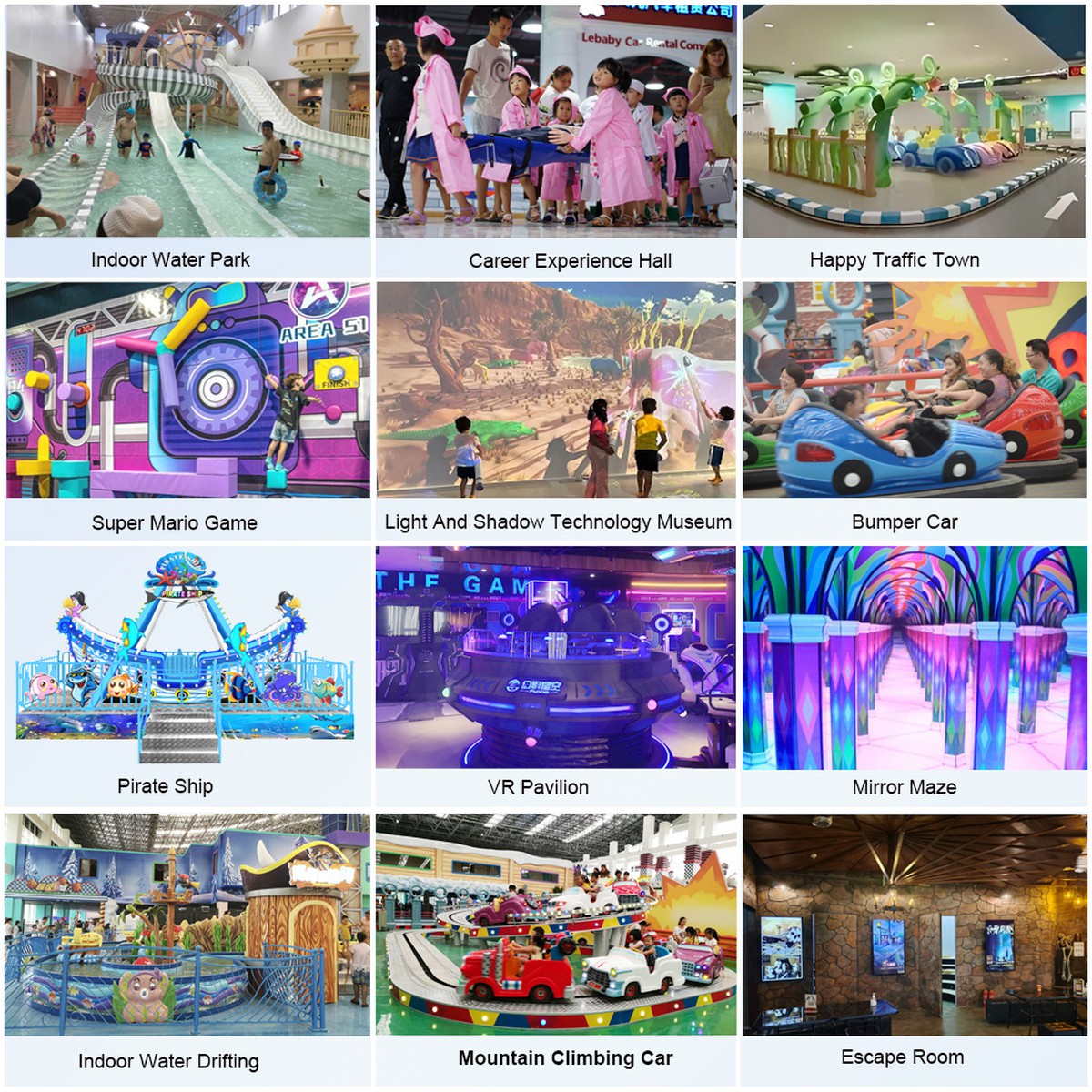 indoor amusement park products indoor amusement park products
